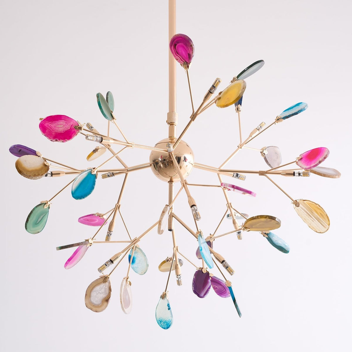 Lampadario in Agata Flake