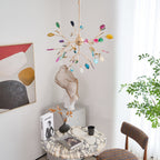 Lampadario in Agata Flake