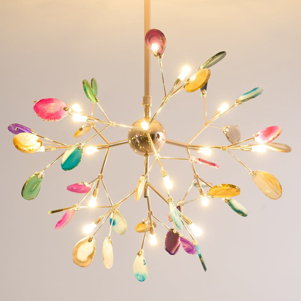 Lampadario in Agata Flake
