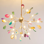 Lampadario in Agata Flake