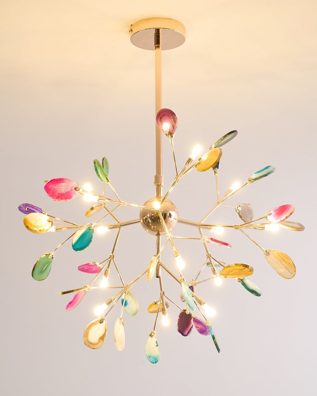 Lampadario in Agata Flake