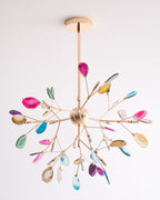 Lampadario in Agata Flake