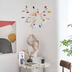 Lampadario in Agata Flake