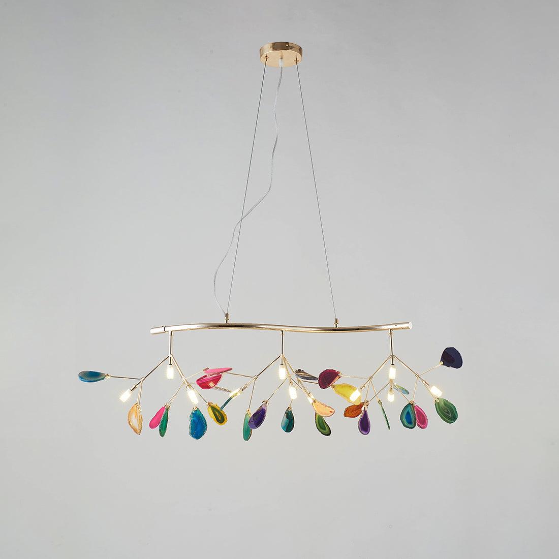 Lampadario in Agata Flake