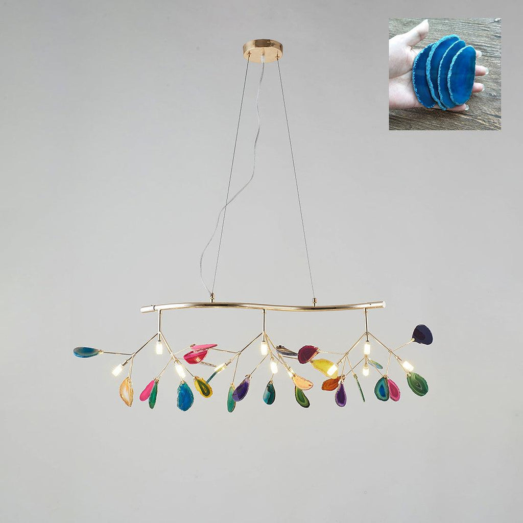 Lampadario in Agata Flake