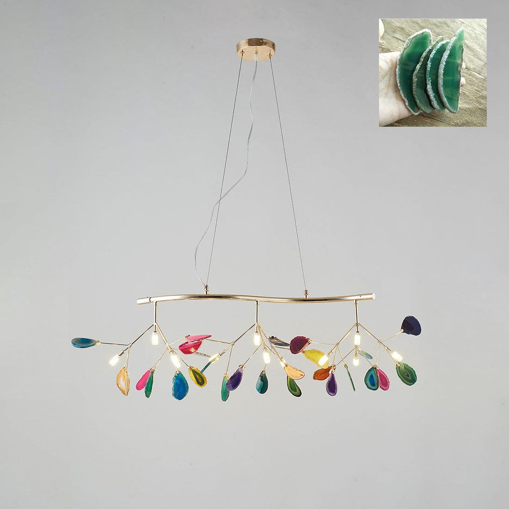 Lampadario in Agata Flake