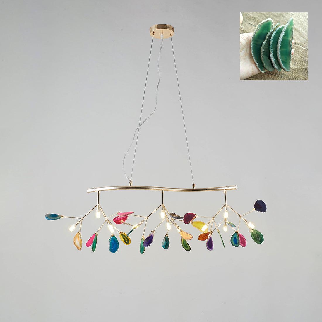 Lampadario in Agata Flake
