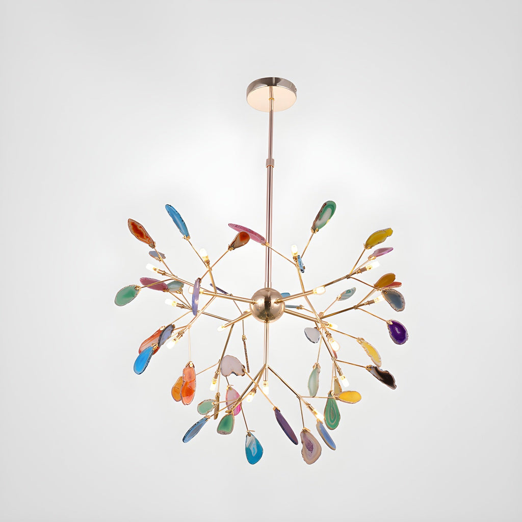 Lampadario in Agata Flake