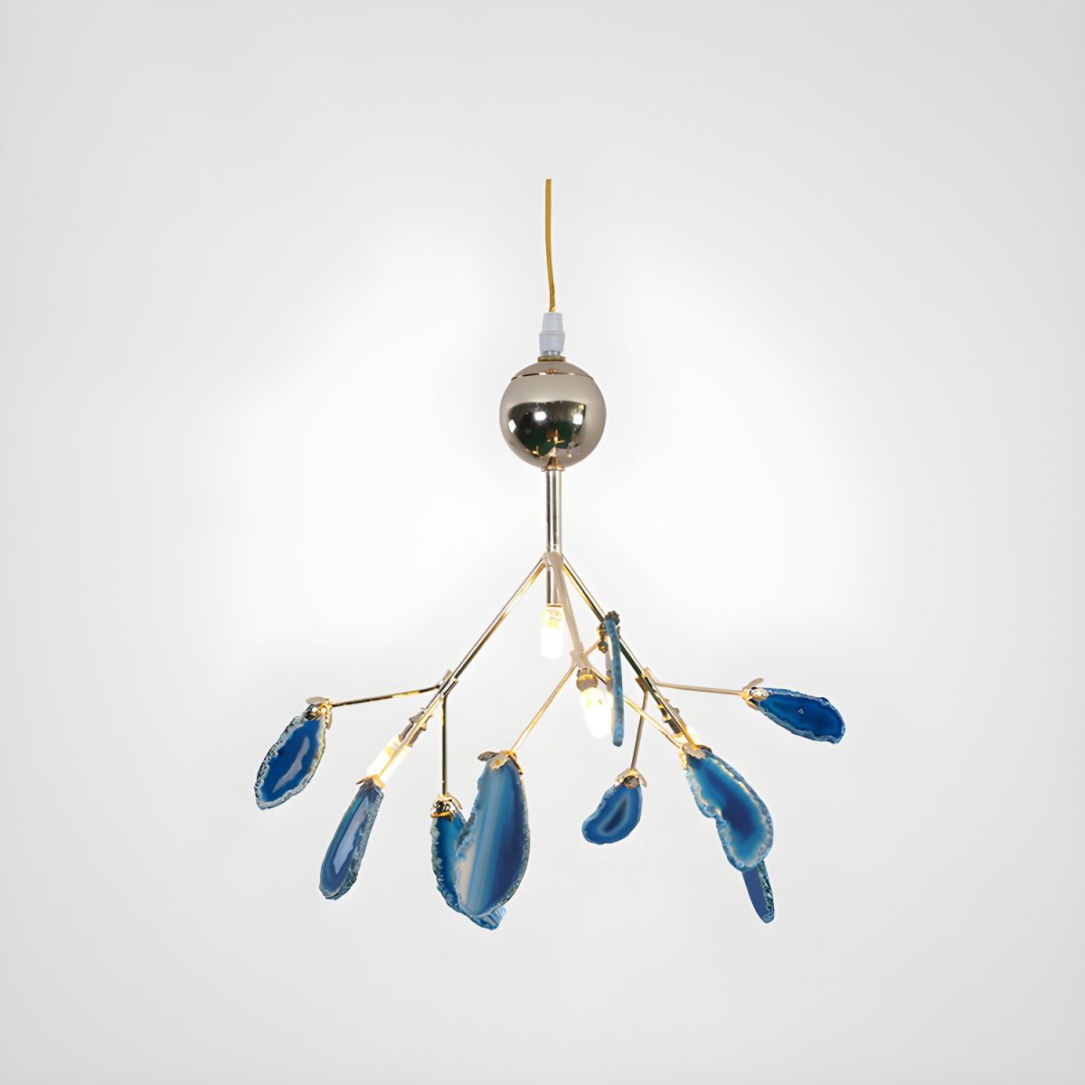 Lampadario in Agata Flake