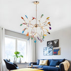 Lampadario in Agata Flake