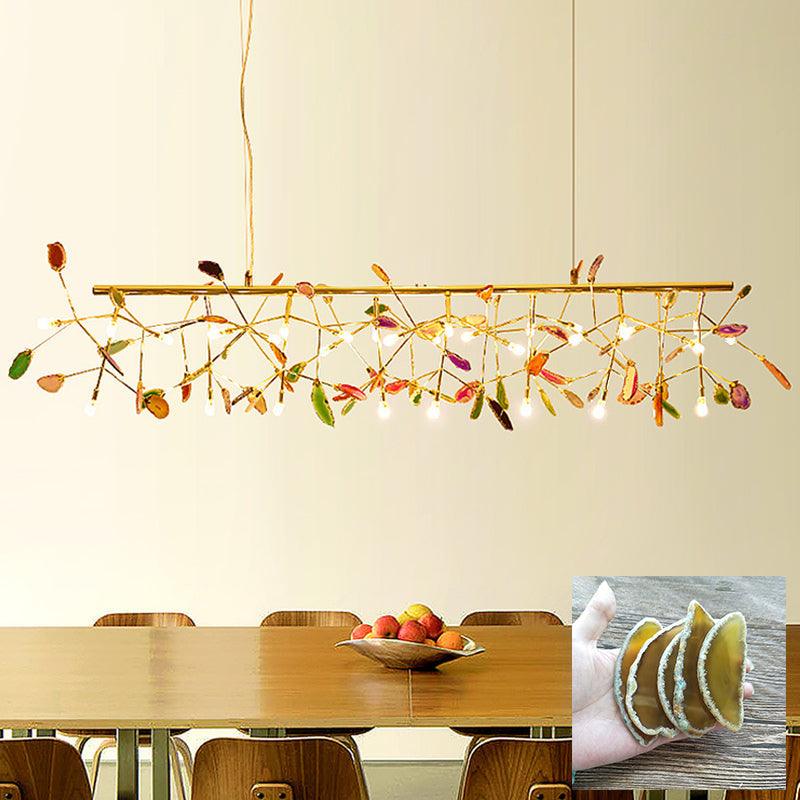 Lampadario in Agata Flake