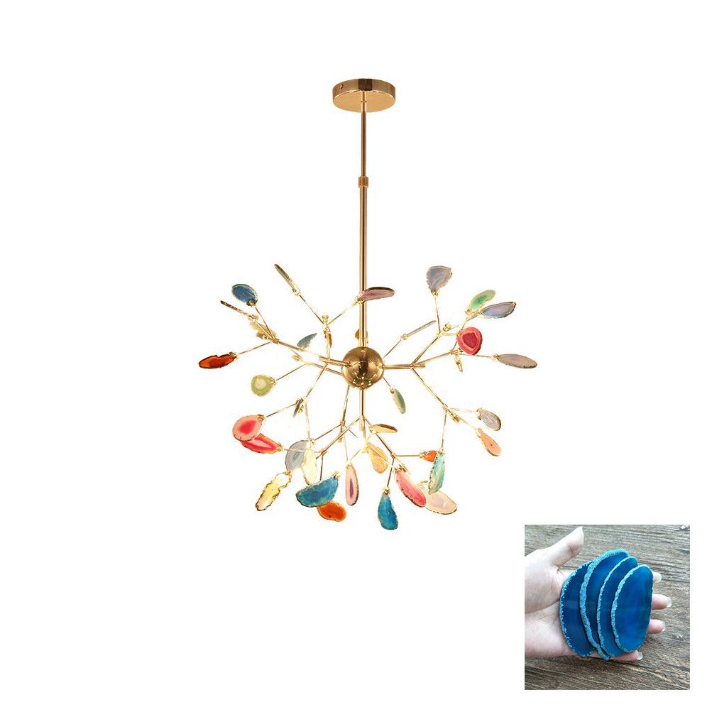 Lampadario in Agata Flake