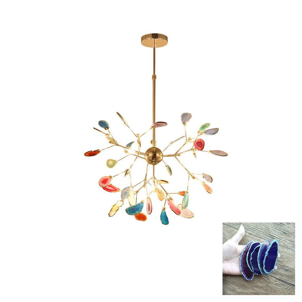 Lampadario in Agata Flake