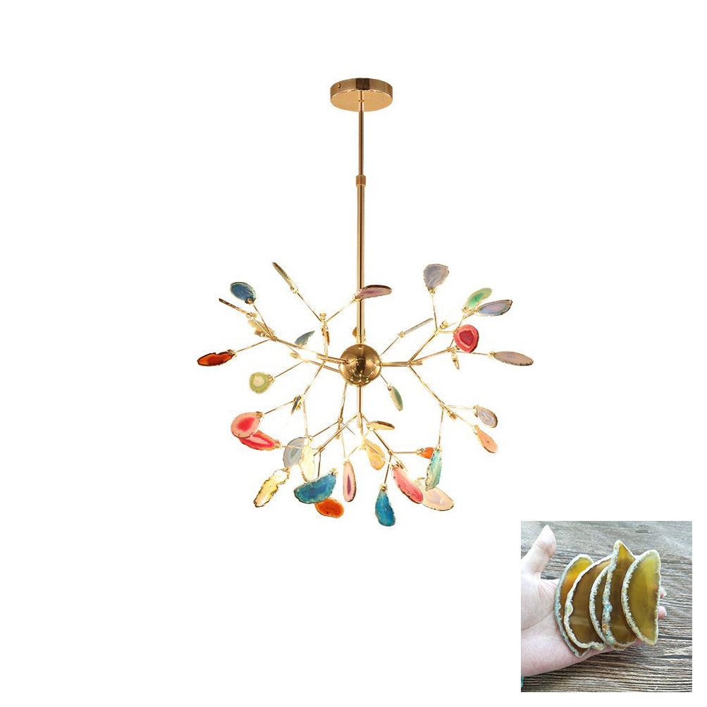 Lampadario in Agata Flake