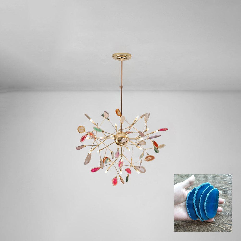 Lampadario in Agata Flake