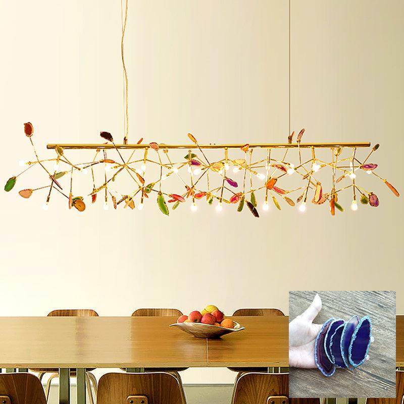 Lampadario in Agata Flake