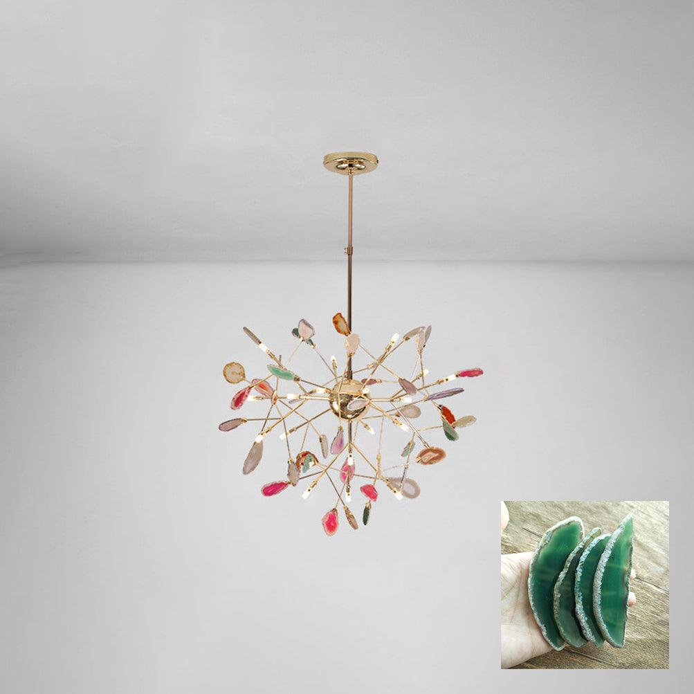 Lampadario in Agata Flake
