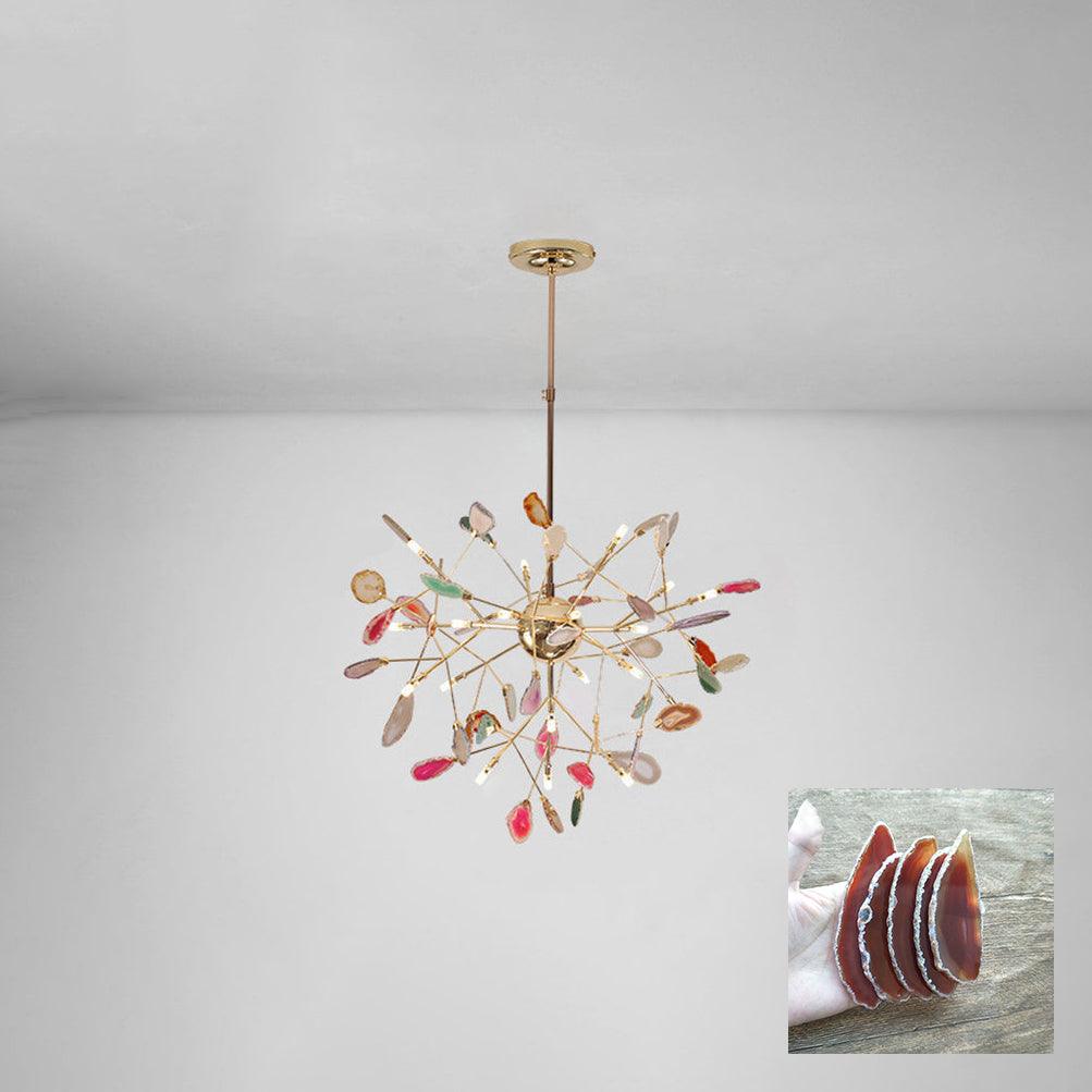 Lampadario in Agata Flake
