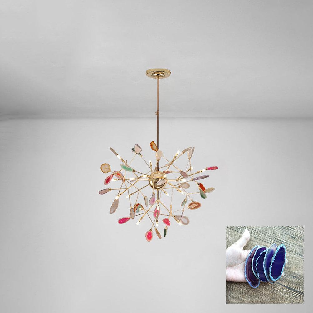 Lampadario in Agata Flake