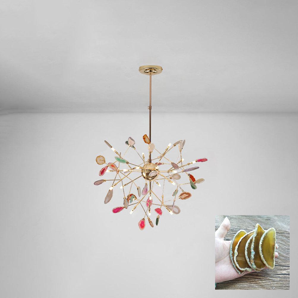 Lampadario in Agata Flake