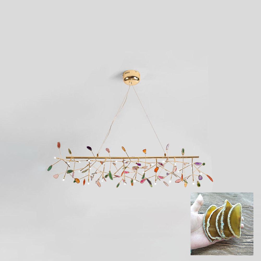 Lampadario in Agata Flake