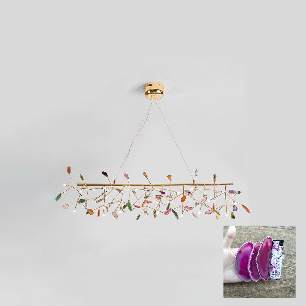 Lampadario in Agata Flake