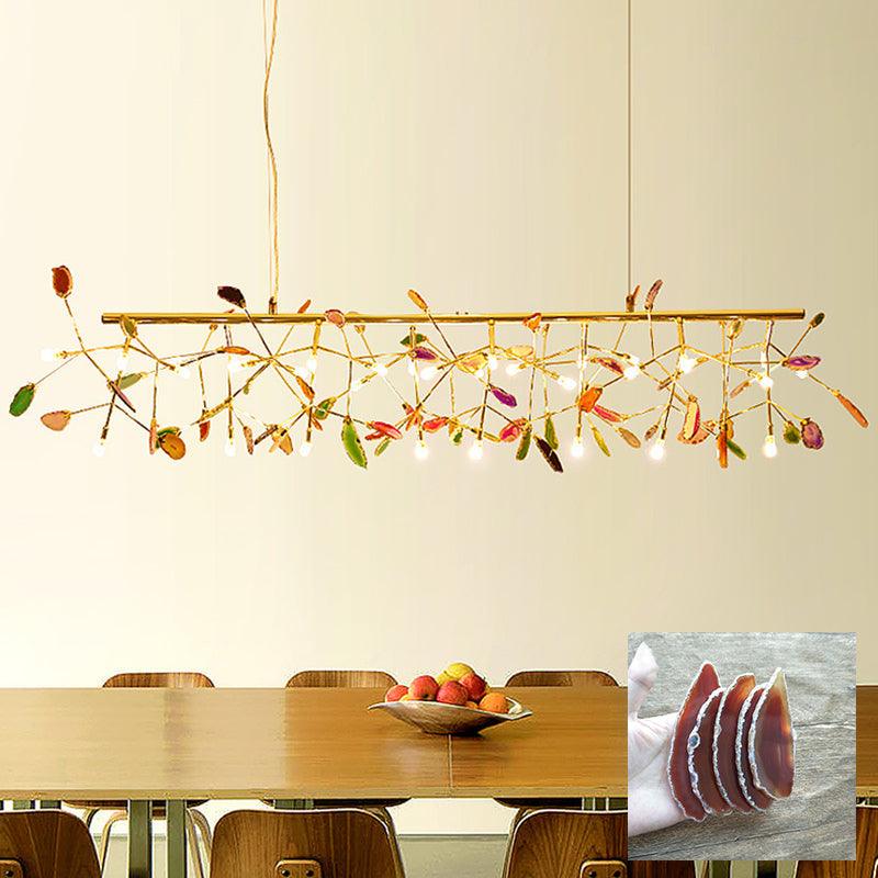Lampadario in Agata Flake