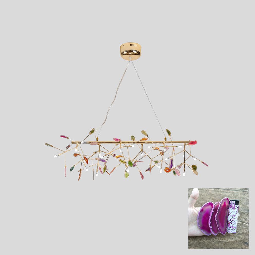 Lampadario in Agata Flake
