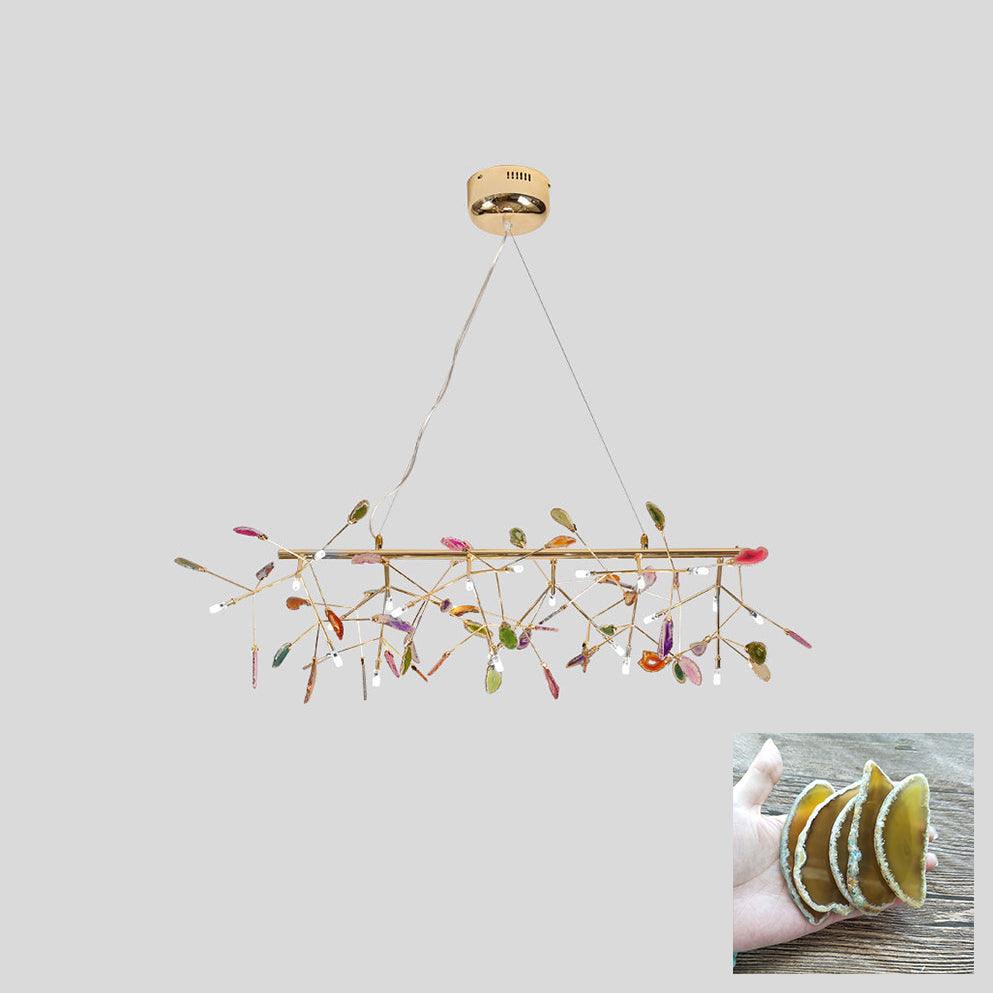 Lampadario in Agata Flake