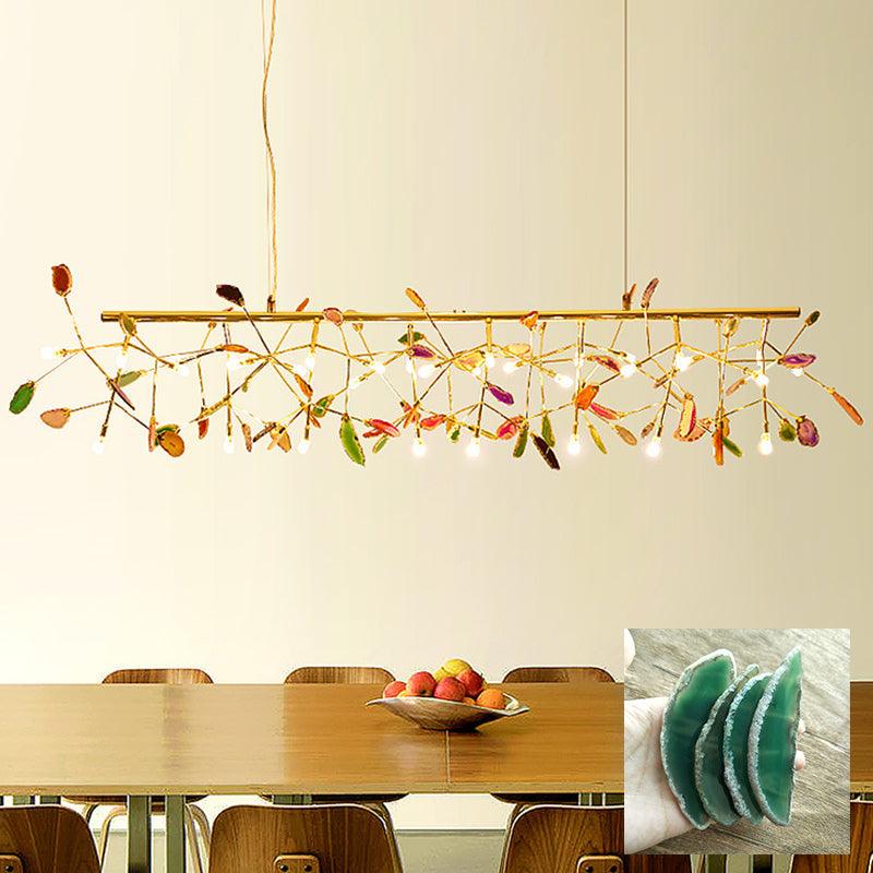 Lampadario in Agata Flake