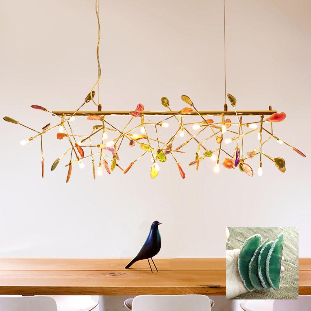 Lampadario in Agata Flake