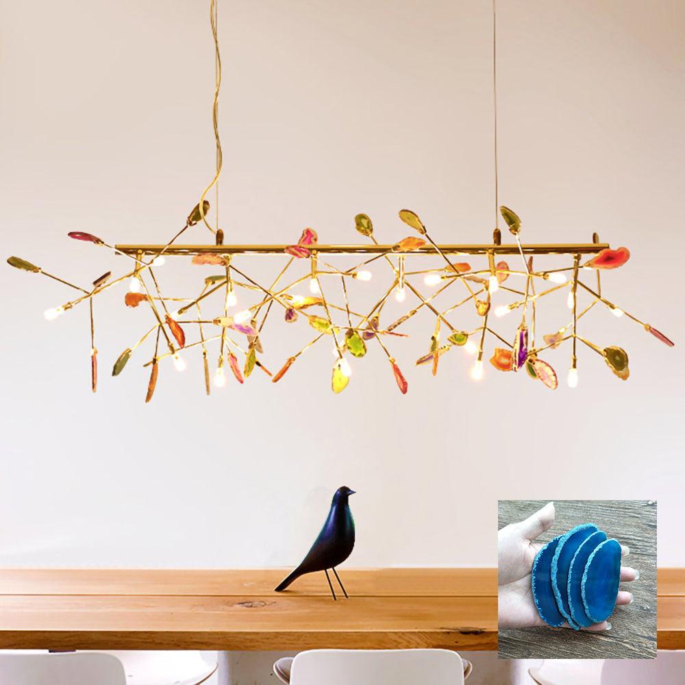 Lampadario in Agata Flake