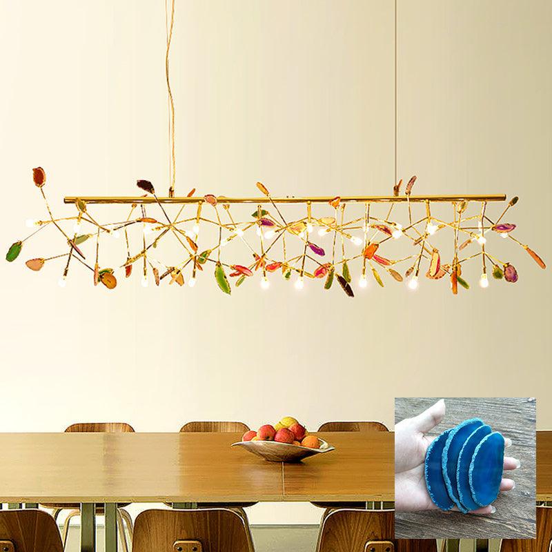 Lampadario in Agata Flake