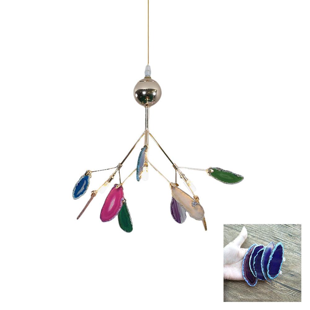 Lampadario in Agata Flake