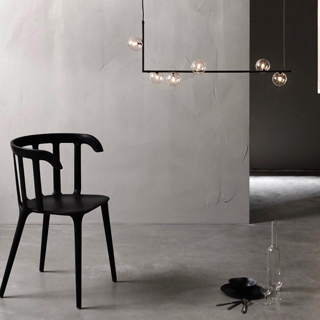 Lampada a sospensione in vetro Air 73