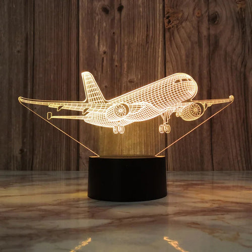 AirJet - Lampada Notturna 3D per Volare con Luce LED Calma