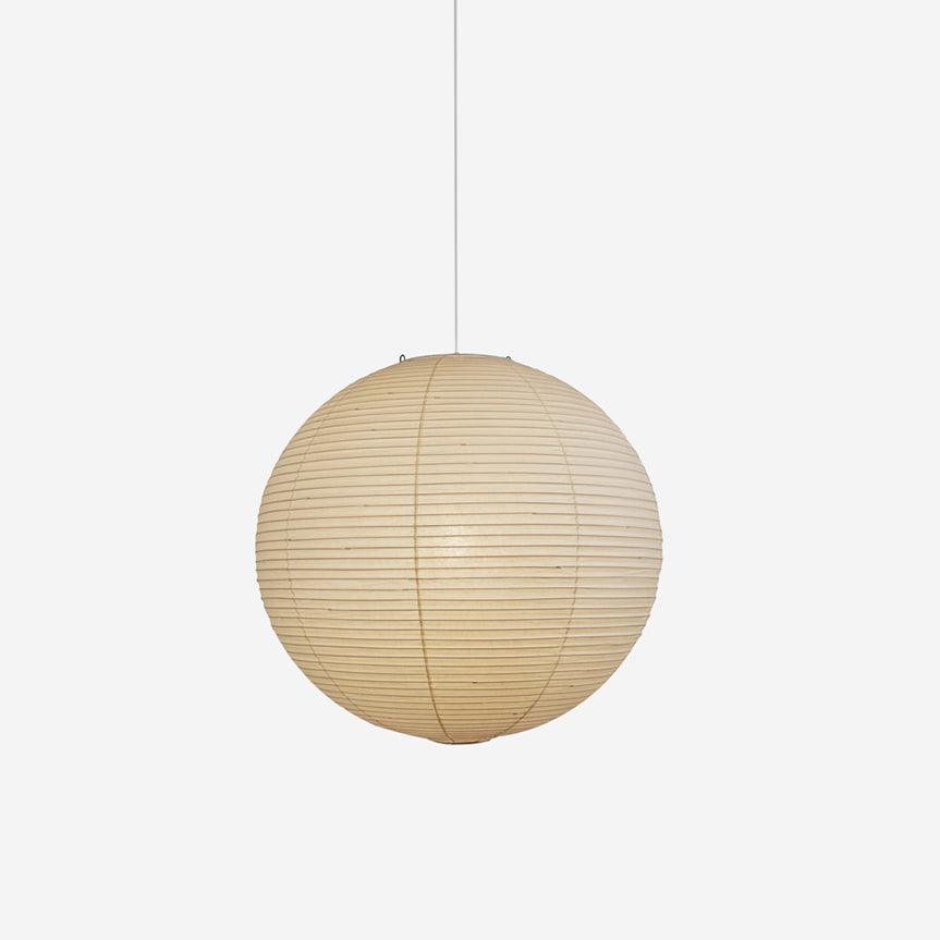 Lampada a sospensione in carta ispirata al Giappone con luce ambientale soffusa