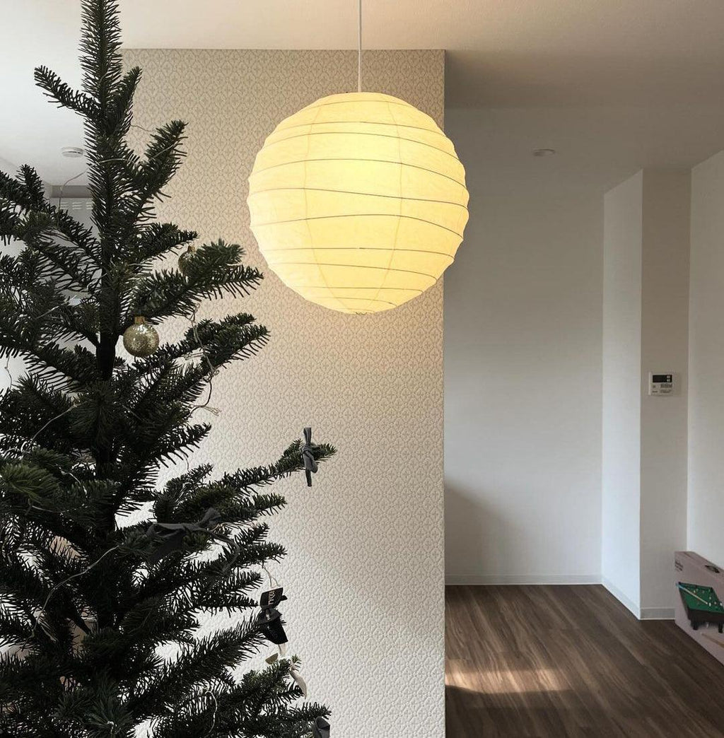 Ritta Lampada a Sospensione Globo di Carta Giapponese
