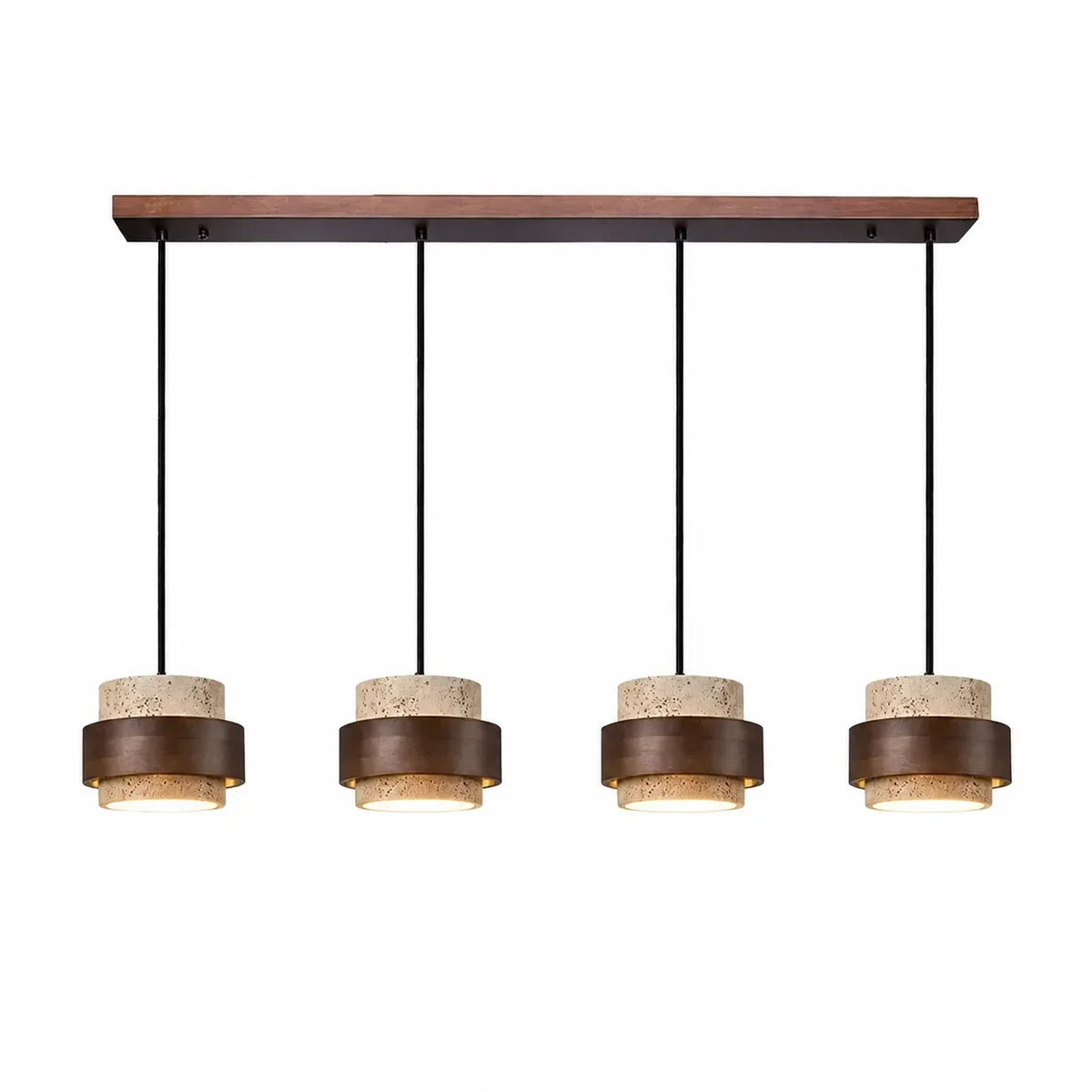 Aksel Vintage Lampada a Sospensione in Travertino Cilindrico