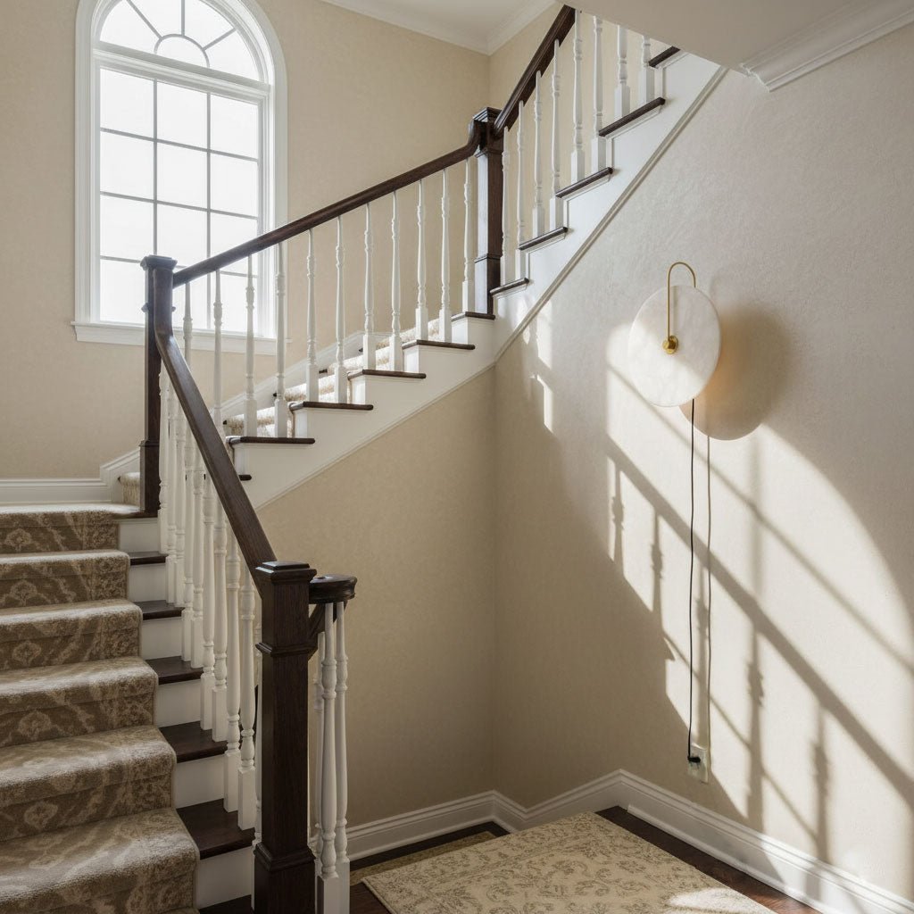 Lampada da parete LED Alabastro Plug-In