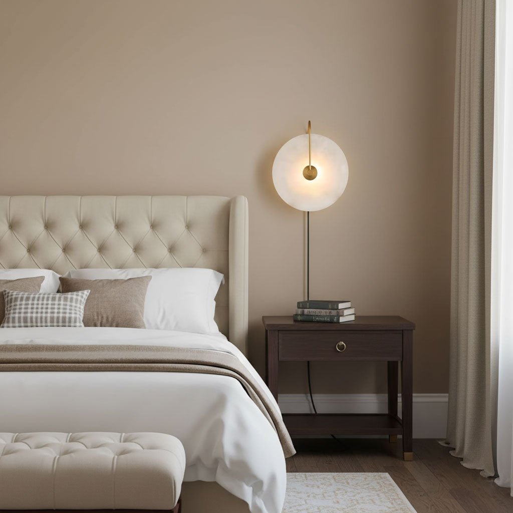 Lampada da parete LED Alabastro Plug-In