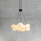 Lampadario Lunare in Alabastro