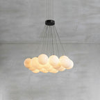 Lampadario Lunare in Alabastro