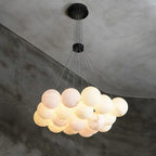 Lampadario Lunare in Alabastro