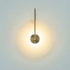 Kristy Alabaster Lampada da Parete LED Rotonda Iconica Circolare