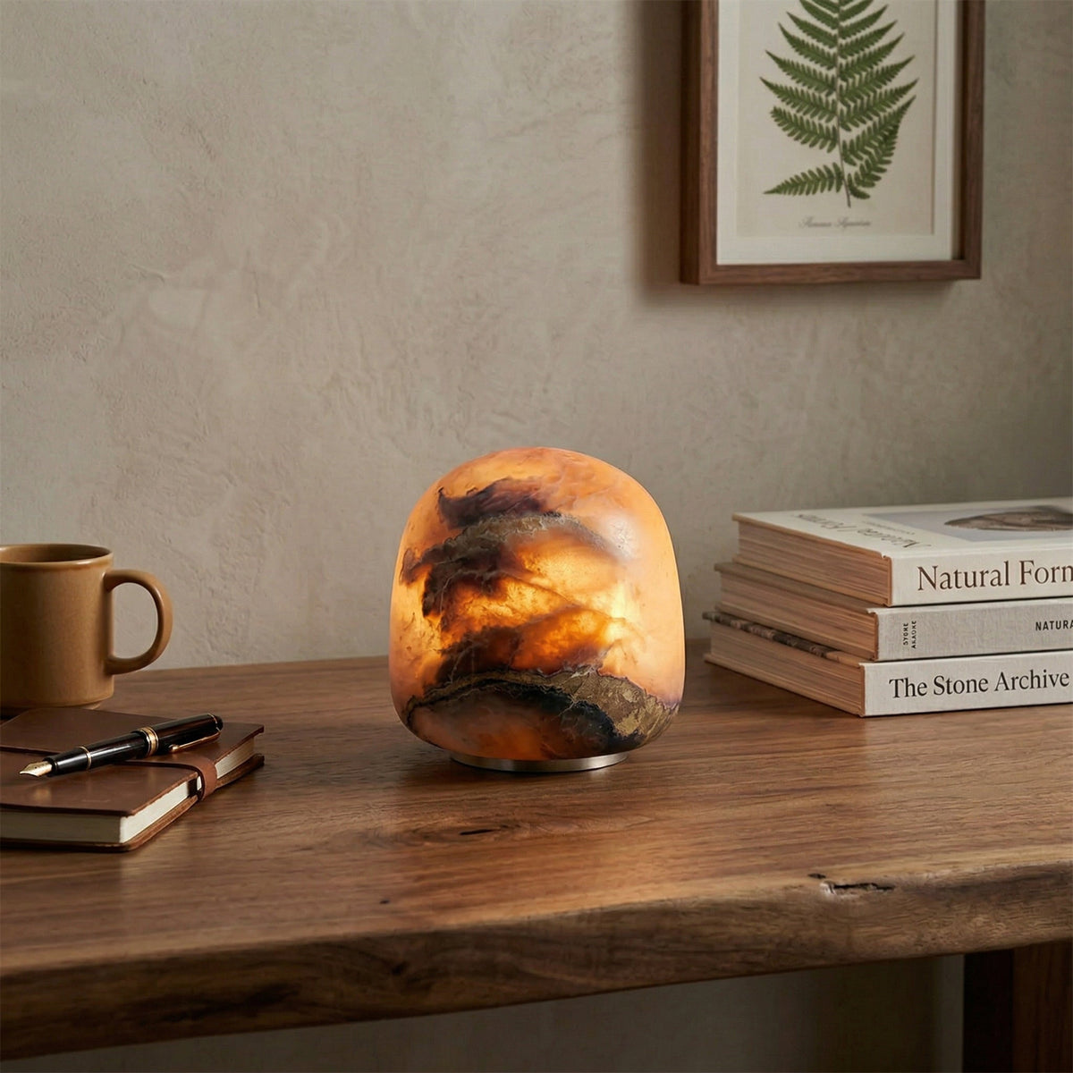 Lampada Portatile Petite in Alabastro (Batteria Integrata)