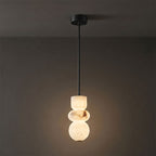 Lampada a sospensione in alabastro
