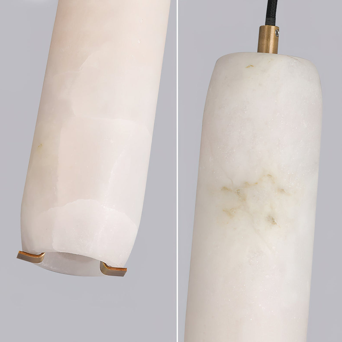 Lampada da parete a flauto in alabastro