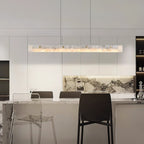 Lampada a sospensione lineare LED in Alabastro