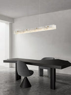 Lampada a sospensione lineare LED in Alabastro